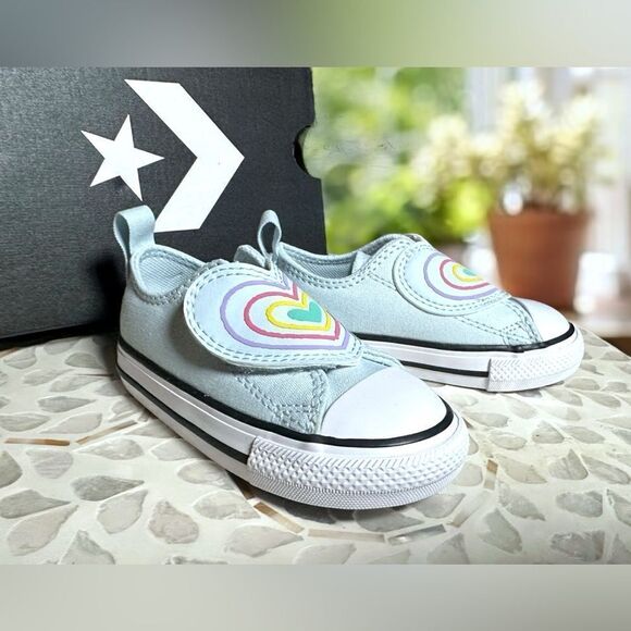 Converse Chuck Taylor All Star CTAS Toddler Baby One Strap Sneakers Shoes - Picture 14 of 16
